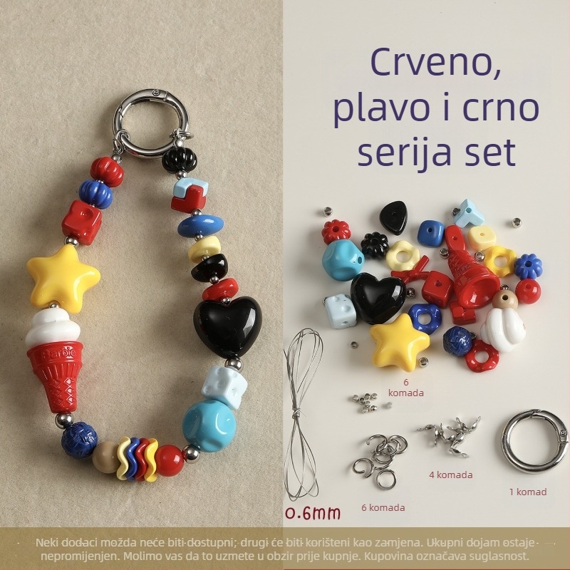DIY dodaci za nakit PVC ručno pletene perle tekstura originalni dizajn