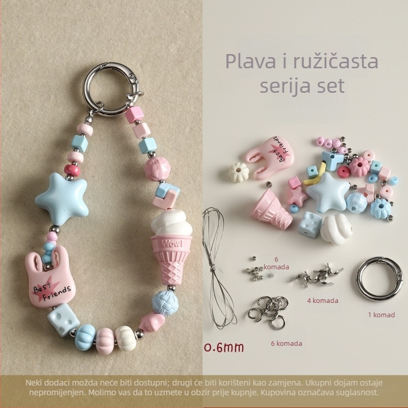 DIY dodaci za nakit PVC ručno pletene perle tekstura originalni dizajn