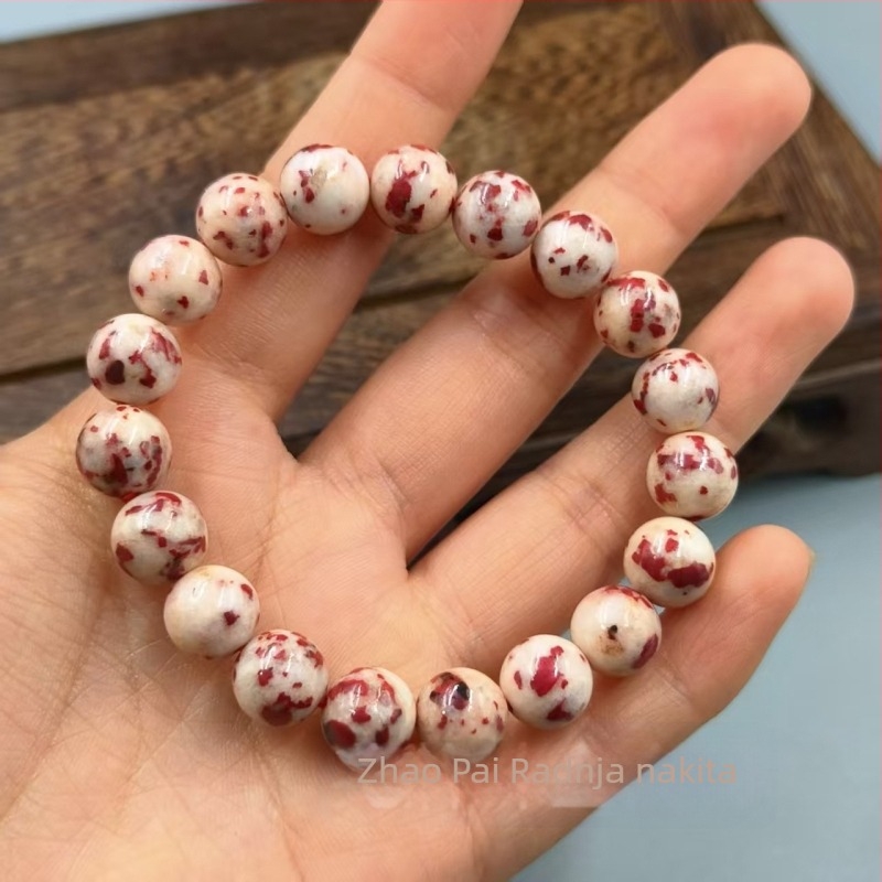 Narukvica od cinnabara, geometrijski dizajn, retro stil, unisex, Seiko obrada, 18 komada