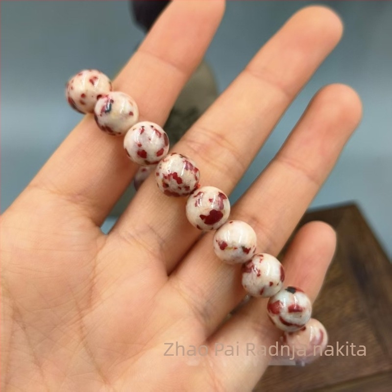 Narukvica od cinnabara, geometrijski dizajn, retro stil, unisex, Seiko obrada, 18 komada