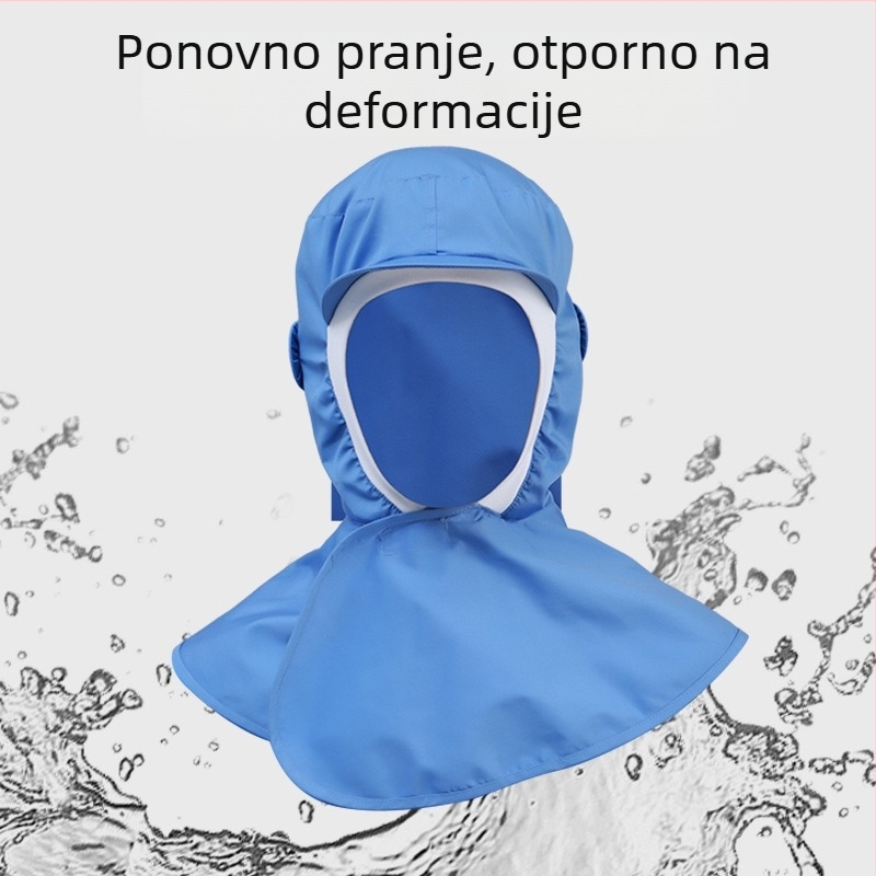 Pamukasta pulover kapa za posao s kratkim obodom, kupolasti vrh, jednobojna, mogućnost prilagođavanja logotipa, za preradu hrane