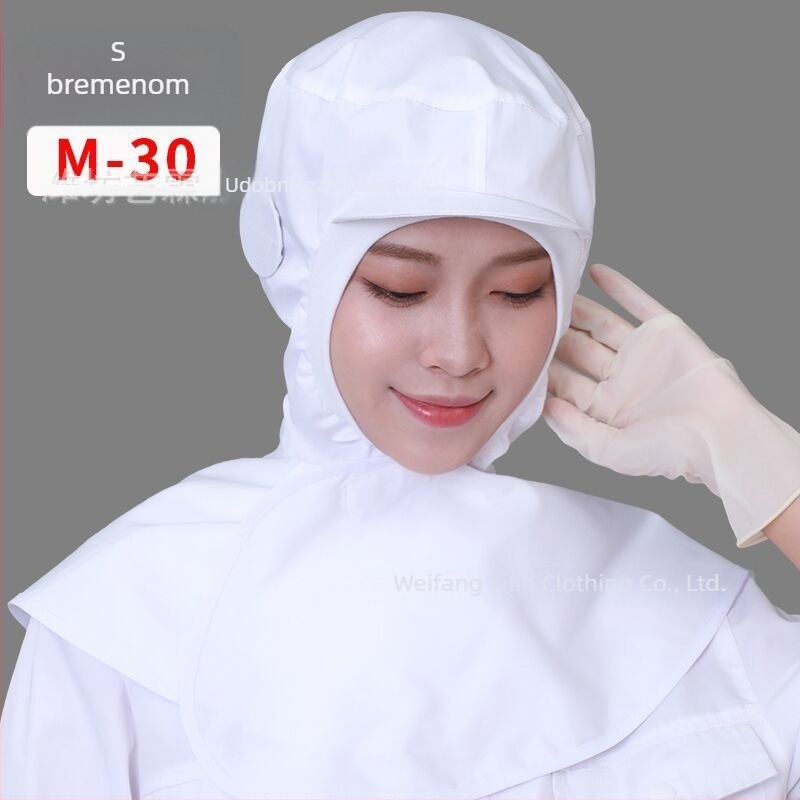 Pamukasta pulover kapa za posao s kratkim obodom, kupolasti vrh, jednobojna, mogućnost prilagođavanja logotipa, za preradu hrane