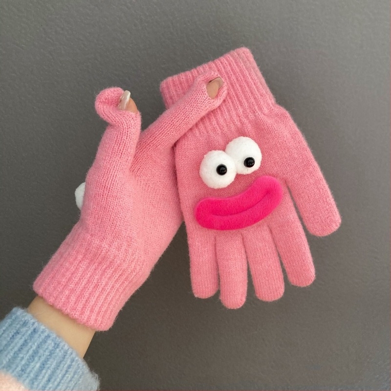 Unisex pamučne rukavice sa podijeljenim prstima za zimu i jesen, tople