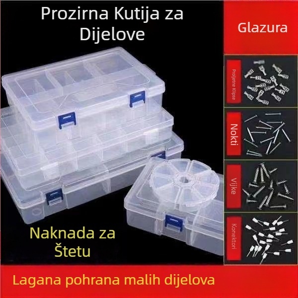 Kutija za nakit s poklopcem - otporna na prašinu, papirnata konstrukcija, pastirski stil, za nakit