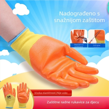 Dječje zaštitne radne rukavice s teksturiranom površinom (Brand: Anxin Dinggu; Funkcija: Otpornost na habanje; Težina: 0.1; Opseg uporabe: Zaštita dječjih ruku)