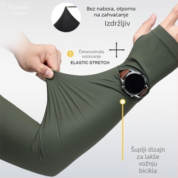 Rukav za zaštitu od sunca za nadlakticu, prozračni najlon, UV zaštita, originalni dizajn, proljeće 2025