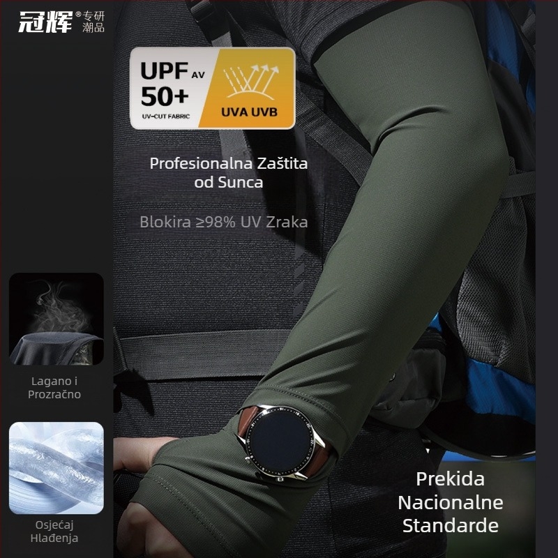 Rukav za zaštitu od sunca za nadlakticu, prozračni najlon, UV zaštita, originalni dizajn, proljeće 2025