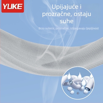 Dugi rukavi od najlona i spandeksa s logom, UV zaštita, unisex, za outdoor aktivnosti