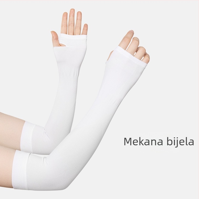 Dugi rukavi od najlona i spandeksa s logom, UV zaštita, unisex, za outdoor aktivnosti