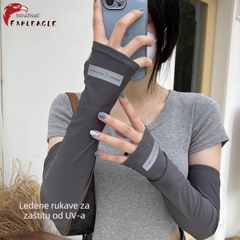 Expleagle Rukavi za ruke od ledenog svile s UV zaštitom, unisex, za vožnju i biciklizam