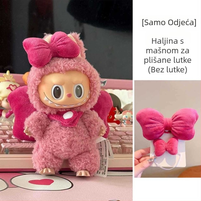 Ručno izrađene odjeće za plišanu lutku s mašnicom — dodatak za oblačenje