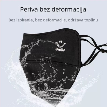 Pamukasta maska za lice s trakom oko glave, UV zaštita UPF50+, mogućnost printanog logotipa i prilagođavanja, unisex, pogodna za proljeće i jesen
