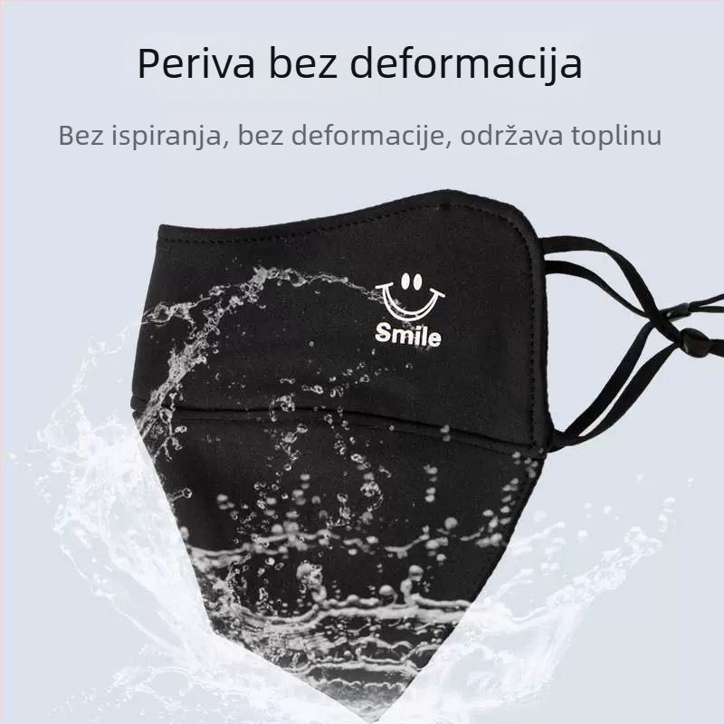 Pamukasta maska za lice s trakom oko glave, UV zaštita UPF50+, mogućnost printanog logotipa i prilagođavanja, unisex, pogodna za proljeće i jesen
