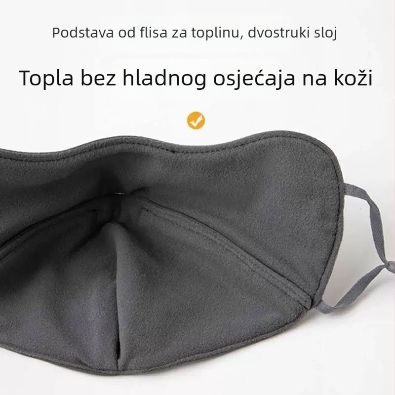 Pamukasta maska za lice s trakom oko glave, UV zaštita UPF50+, mogućnost printanog logotipa i prilagođavanja, unisex, pogodna za proljeće i jesen