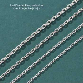 Lanac od S925 srebra – pulover lanac, parni stil, originalni dizajn