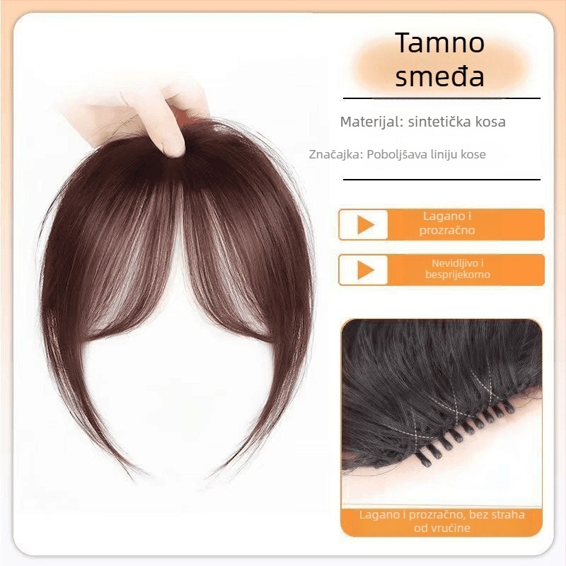 Dodatak za glavu s frizom u francuskom stilu, volumen perike i besprijekorna fiksacija čela, proljeće 2025