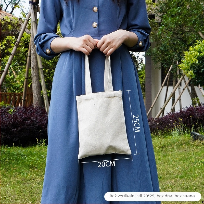 Platnena tote torba s logom — prilagodljiva, otisak logotipa, metode tiskanja: toplinski prijenos, sitotisak; model 25CX01; marka Chuxin