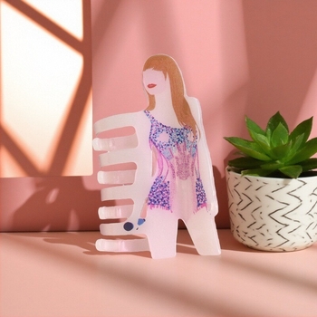 Kuka za kosu u obliku morskog psa – ručna izrada, akril, gripper tip, za žene, dodatak za glavu, jesen 2025