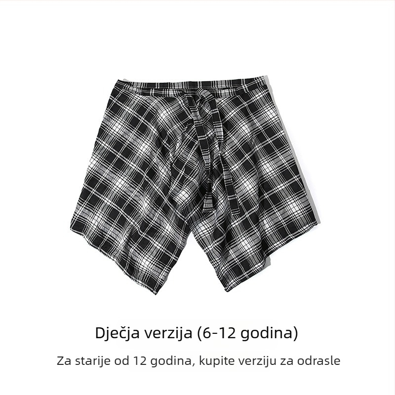 Dječje hlače za hip-hop street dance s rubom na kraju, ukrasom u struku, sve sezone, dvostruka prstenasta kopča