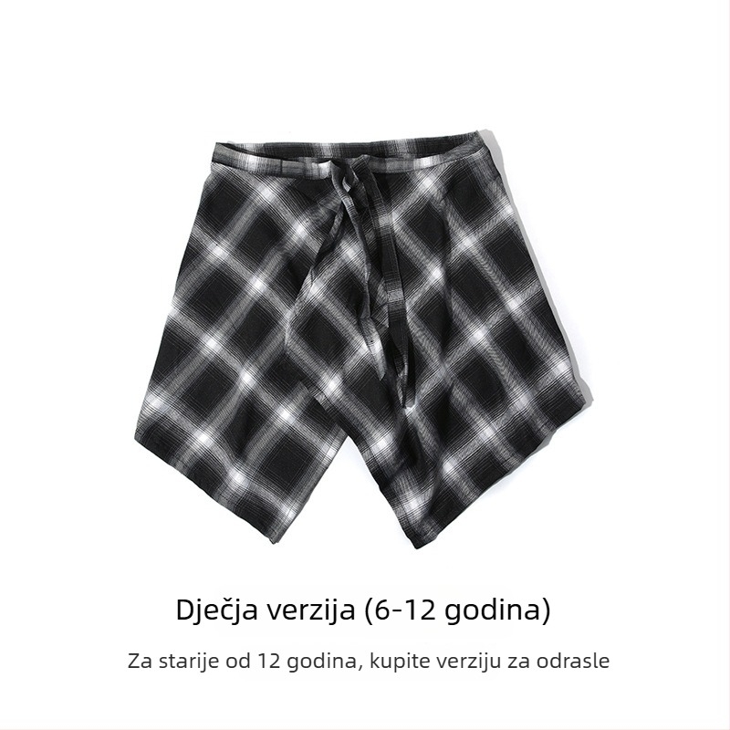 Dječje hlače za hip-hop street dance s rubom na kraju, ukrasom u struku, sve sezone, dvostruka prstenasta kopča