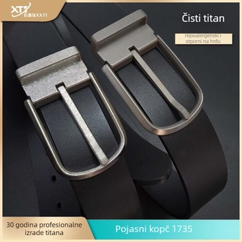 Spona za remen od čistog titana, Xinxin Titanium, poslovni stil, vijčano pričvršćivanje