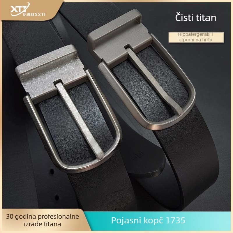 Spona za remen od čistog titana, Xinxin Titanium, poslovni stil, vijčano pričvršćivanje