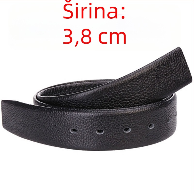 Muški dvostrani kožni pojas od prave kože, gornji sloj govedje kože, kopča s iglom, širina 2–4 cm, ručna izrada, minimalistički i elegantan stil