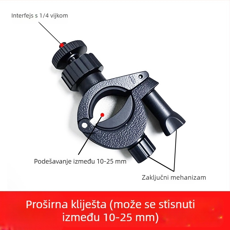 Klip za proširenje za mobitel za livestream – O-typ, plastičan, kompatibilan s Apple, Samsung, Huawei, Xiaomi, Oppo, Meizu, Vivo, OnePlus