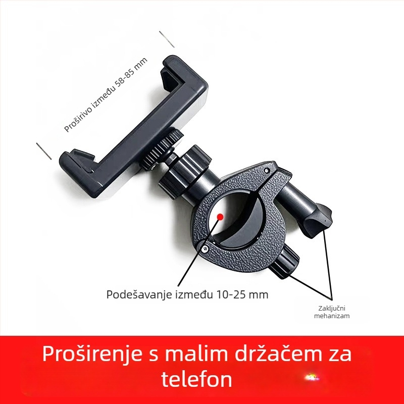 Klip za proširenje za mobitel za livestream – O-typ, plastičan, kompatibilan s Apple, Samsung, Huawei, Xiaomi, Oppo, Meizu, Vivo, OnePlus