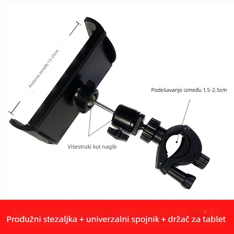 Klip za proširenje za mobitel za livestream – O-typ, plastičan, kompatibilan s Apple, Samsung, Huawei, Xiaomi, Oppo, Meizu, Vivo, OnePlus