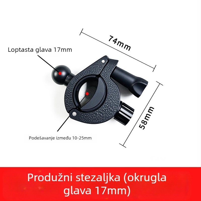 Klip za proširenje za mobitel za livestream – O-typ, plastičan, kompatibilan s Apple, Samsung, Huawei, Xiaomi, Oppo, Meizu, Vivo, OnePlus