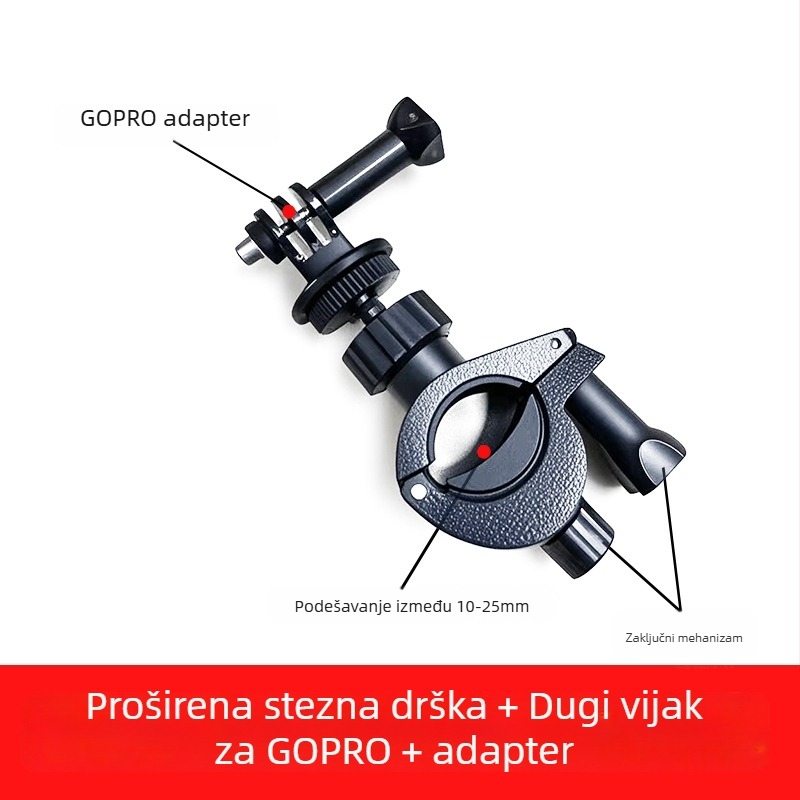 Klip za proširenje za mobitel za livestream – O-typ, plastičan, kompatibilan s Apple, Samsung, Huawei, Xiaomi, Oppo, Meizu, Vivo, OnePlus