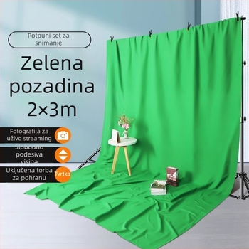 Prijenosna teleskopska zelena pozadina za studijsko fotografiranje