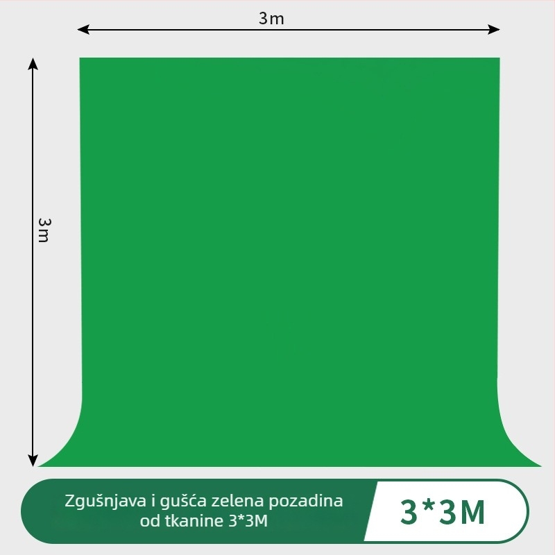 Prijenosna teleskopska zelena pozadina za studijsko fotografiranje