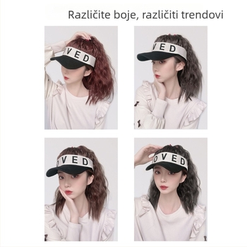 Jednodijelna perika s repom, potpuno pokrivanje glave, kratka duljina, vlakna otporna na visoke temperature, korejski stil (TM28-5 TM28-1 TM28-3)