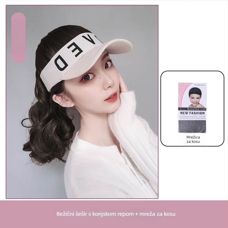 Jednodijelna perika s repom, potpuno pokrivanje glave, kratka duljina, vlakna otporna na visoke temperature, korejski stil (TM28-5 TM28-1 TM28-3)