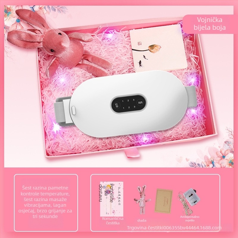 Električni grijaći pojas za abdomen, model 961S, baterijsko napajanje, infracrvena terapija, bežično daljinsko upravljanje, temperatura 40-65°C