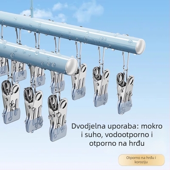 Shihang Dječji Višeklip Sušač – Metalna vješalica za čarape, donje rublje, majice, hlače i deke