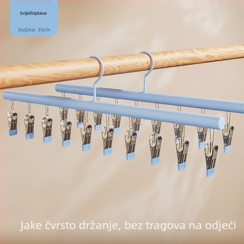 Shihang Dječji Višeklip Sušač – Metalna vješalica za čarape, donje rublje, majice, hlače i deke