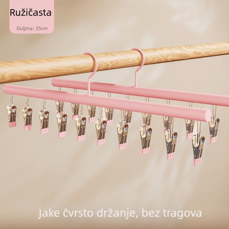 Shihang Dječji Višeklip Sušač – Metalna vješalica za čarape, donje rublje, majice, hlače i deke