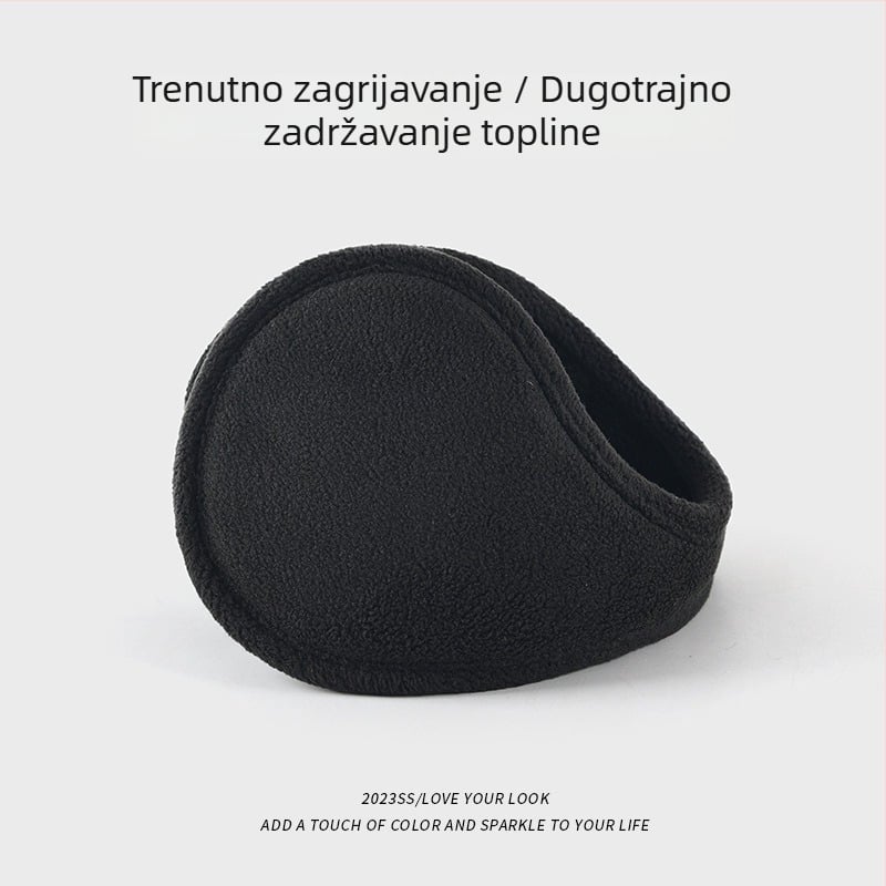 NXB Zaštita za uši za muškarce – Back-Wearing stil, monohromatski uzorak, zima i jesen, održavaju toplinu