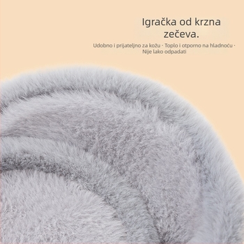 Vuneni zaštitnici za uši za biciklizam – zimska toplina, unisex, odrasli, zaštita od hladnoće