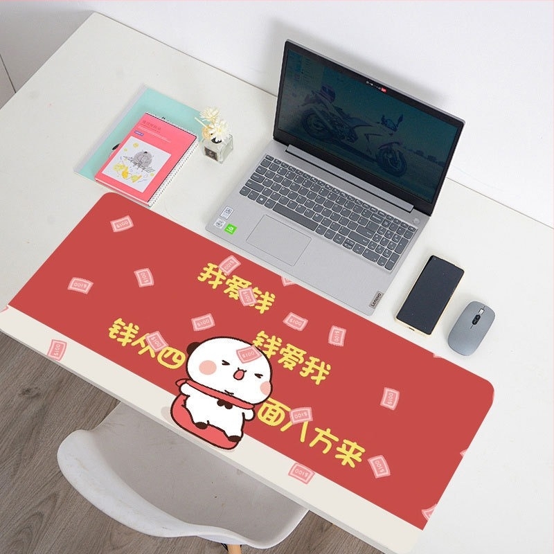 Yierbubu dvostrana podloga za stol, prirodni kaučuk, protuklizna, dizajn karikature, tisak toplom transferom, tisak logotipa, prilagodljivo