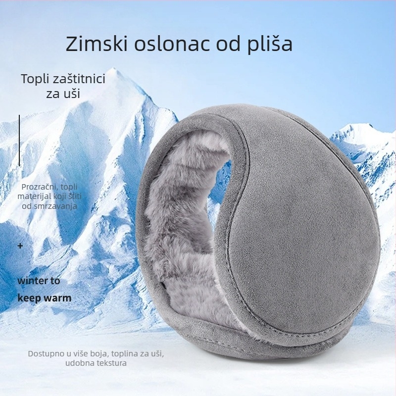 Zimske navlake za uši – vjetrootporne, tople plišane, za vanjsku upotrebu, unisex