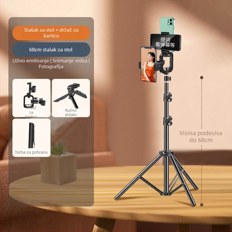 Držač telefona s airbagom za teleprompter – metalni, IP zaštita