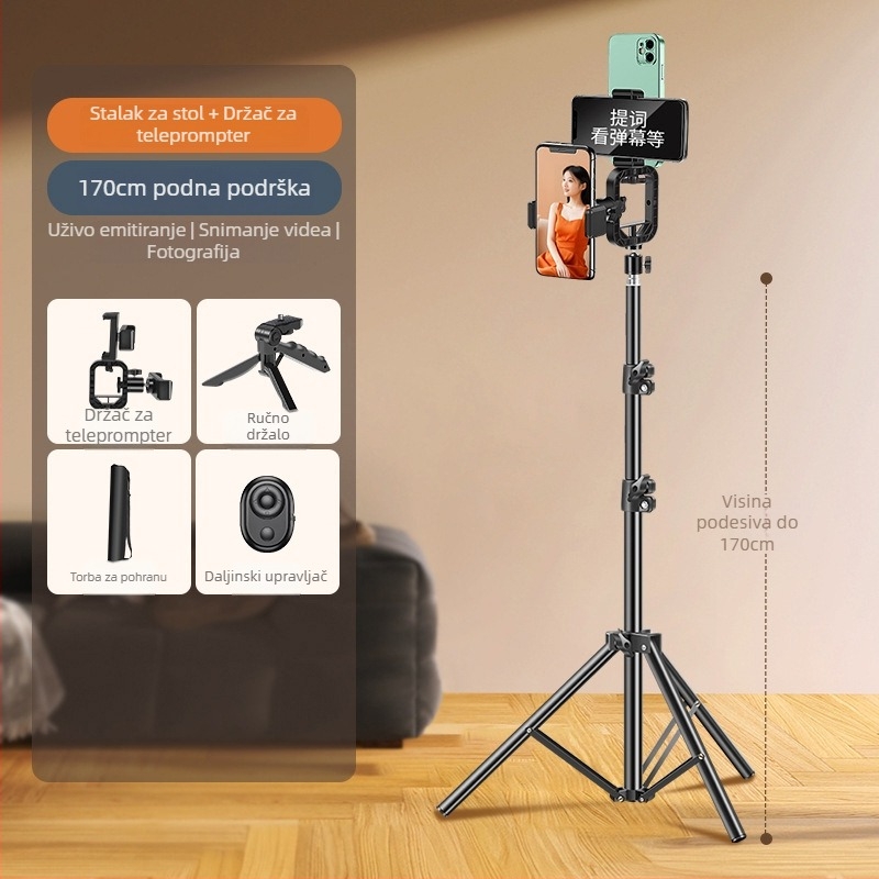 Držač telefona s airbagom za teleprompter – metalni, IP zaštita