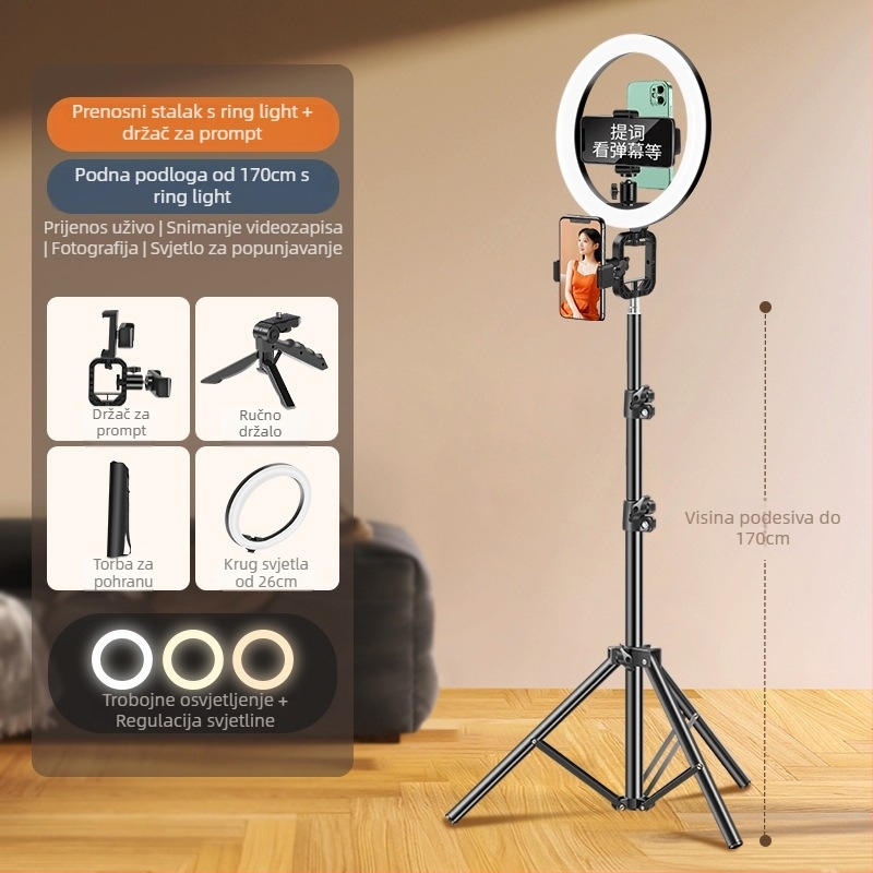 Držač telefona s airbagom za teleprompter – metalni, IP zaštita