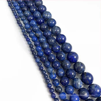7A prirodni lapis lazuli okrugli perle za DIY narukvicu