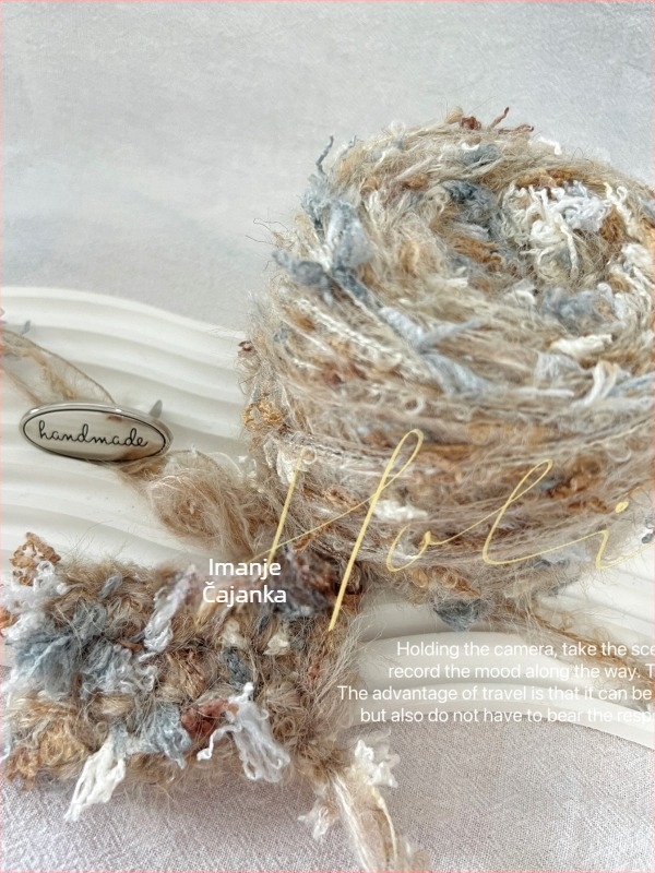 Heklana pređa od mohair smjese za DIY projekte — Tip: Hekana pređa; Glavni materijali: poliester i kemijska vlakna; Naziv proizvoda: Tedolon šivačka nit; Podrijetlo: Drugo