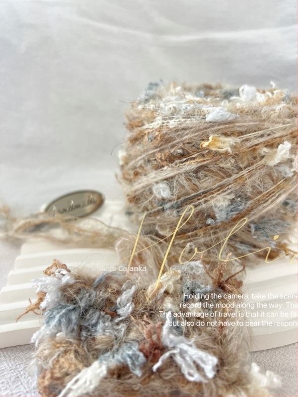 Heklana pređa od mohair smjese za DIY projekte — Tip: Hekana pređa; Glavni materijali: poliester i kemijska vlakna; Naziv proizvoda: Tedolon šivačka nit; Podrijetlo: Drugo